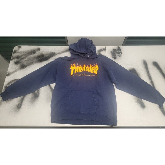 Vtg Thrasher Magazine Flame Hoodie