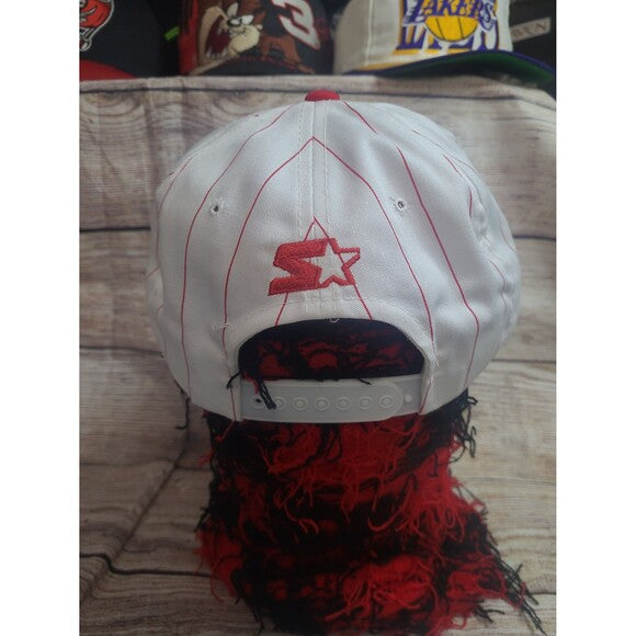 Vintage Cincinnati Reds Pinstripe Starter Hat