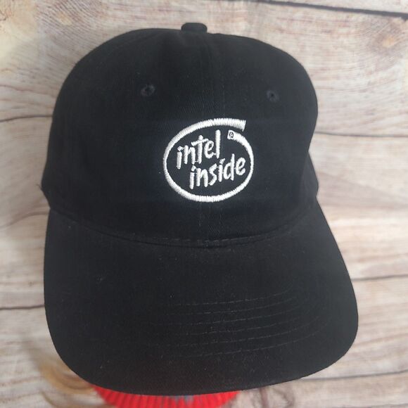 Vintage Intel Inside dad hat IBM pentium Y2k