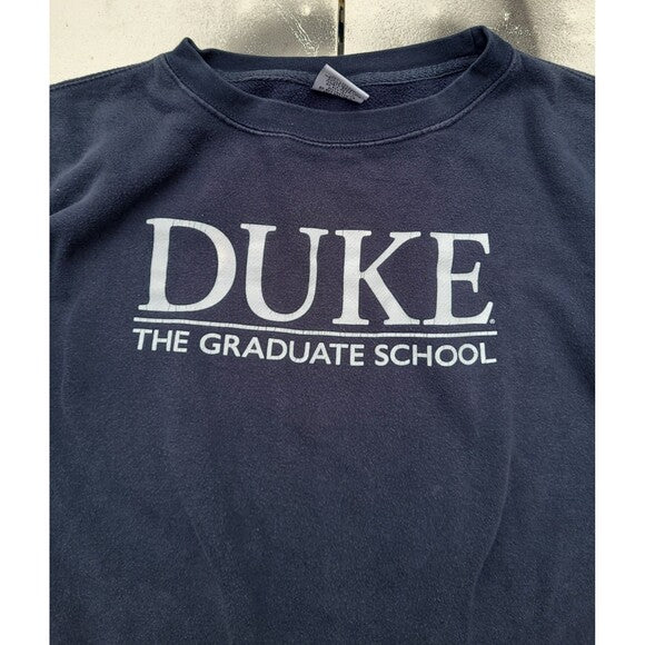 Vtg Y2K Duke University Graduate School Crewneck Sweatshirt. TRT Classics .