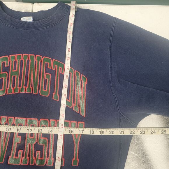 Vtg Champion Reverse Weave Washington University Crewneck Sweatshirt