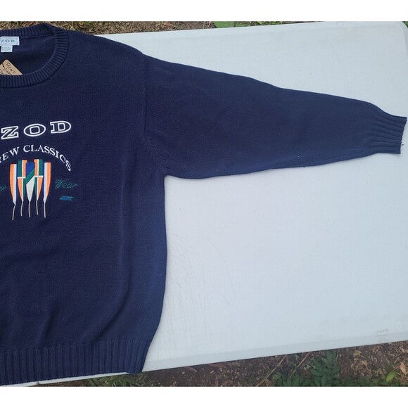 Vintage Izod Lacoste Crew Classics Knit Sweater