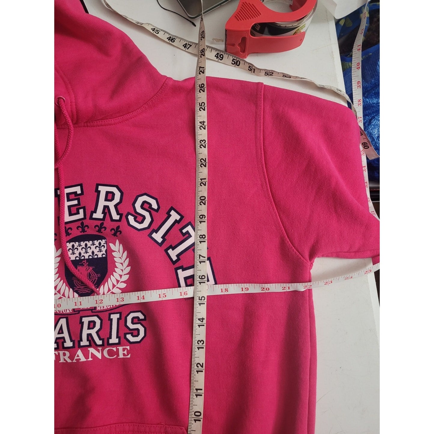 Vintage University of Paris France Hoodie Sweatshirt