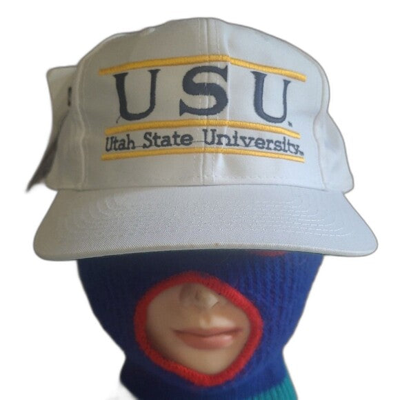 Vintage Game Utah State University Hat Split bar snapback