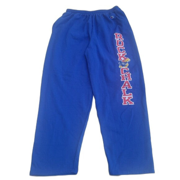 Vintage Kansas Jayhawks RockChalk Sweatpants wide leg