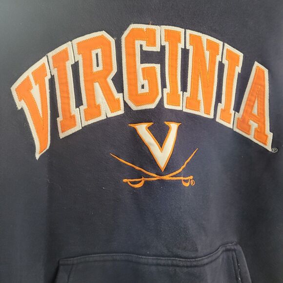 Vintage Virginia Cavaliers Hoodie College Sweatshirt E5