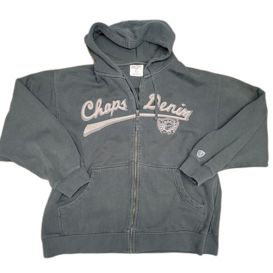 Vintage Chaps Polo Ralph Lauren Zip Hoodie