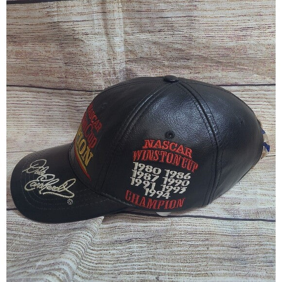 Vintage Dale Earnhardt Sr. Leather strapback hat #3
