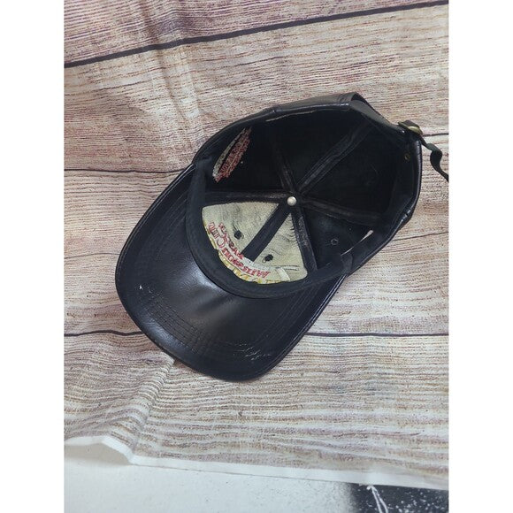 Vintage Dale Earnhardt Sr. Leather strapback hat #3
