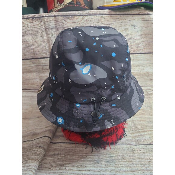 Vtg Bape Space Camo Bucket Hat