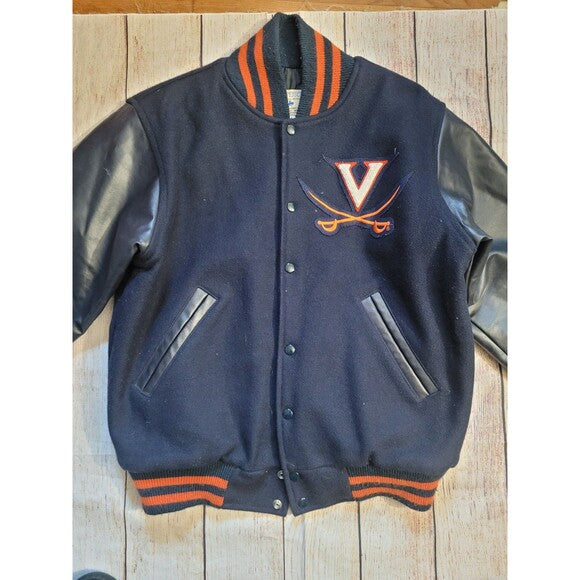 Vintage Virginia Cavaliers Wool Varsity Letterman Jacket