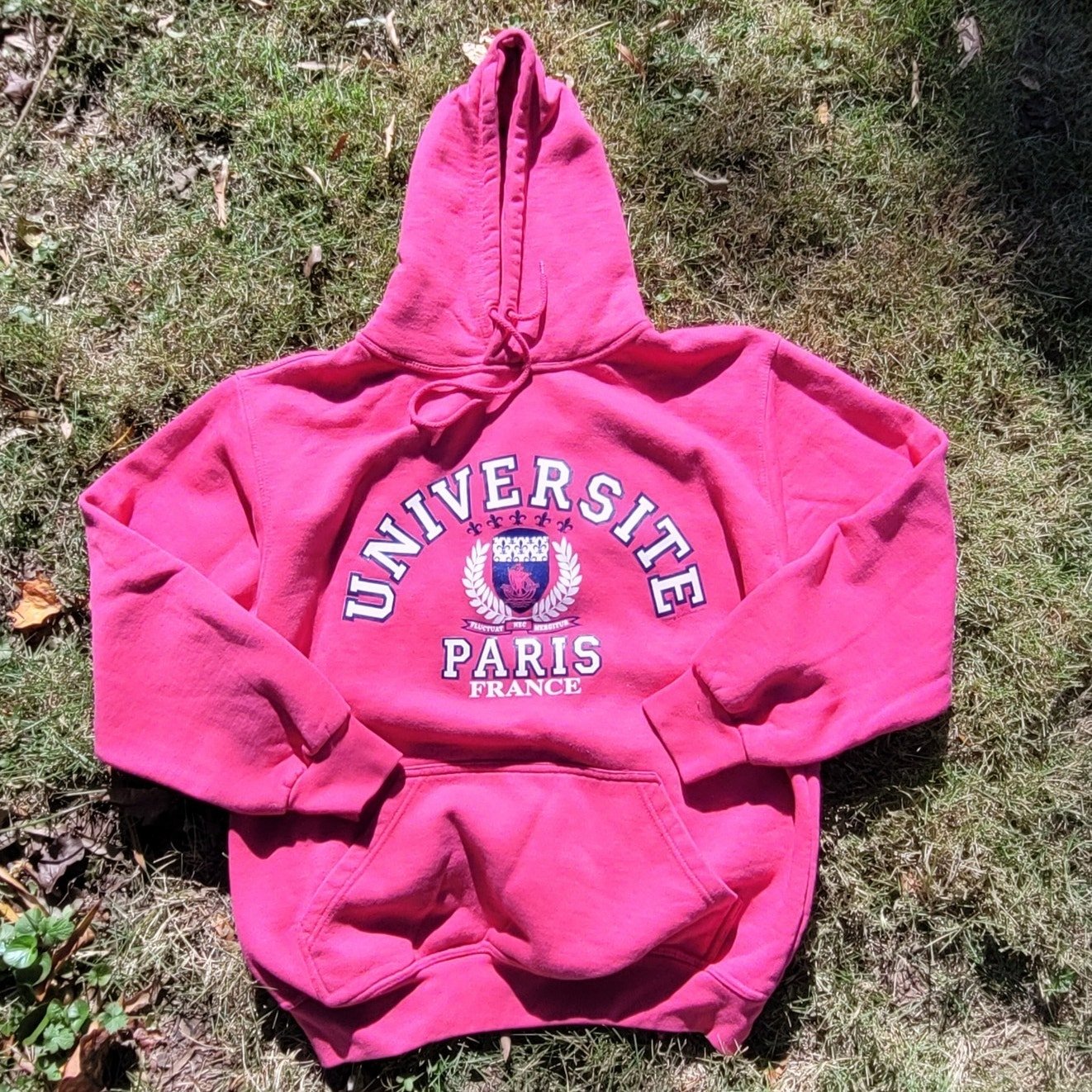 Vintage University of Paris France Hoodie Sweatshirt