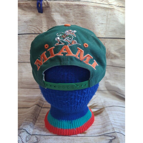 Vtg Miami Hurricanes 90s snapback hat