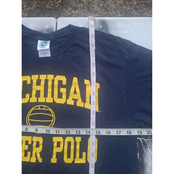 Vintage Michigan Wolverines Water Polo University T-Shirt Y2k Perrin