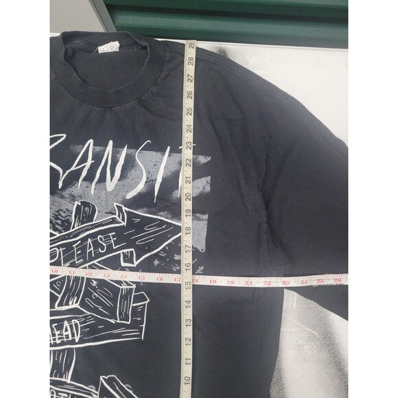 Vtg Transit Band T-shirt Please Head North Album
