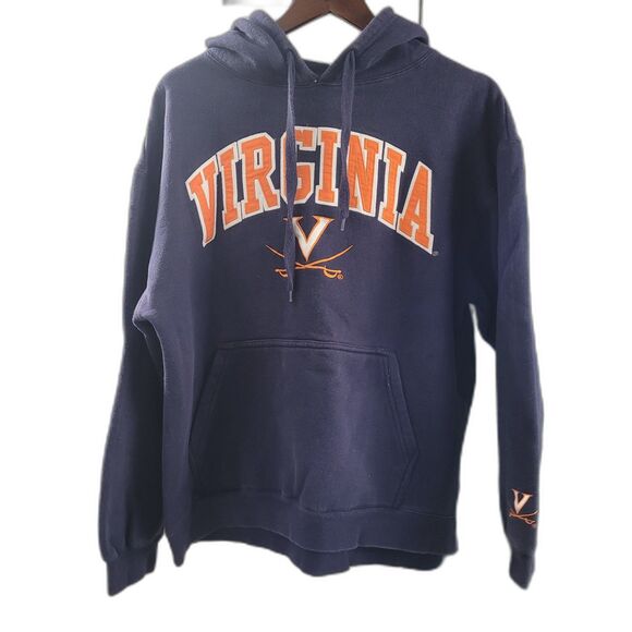 Vintage Virginia Cavaliers Hoodie College Sweatshirt E5