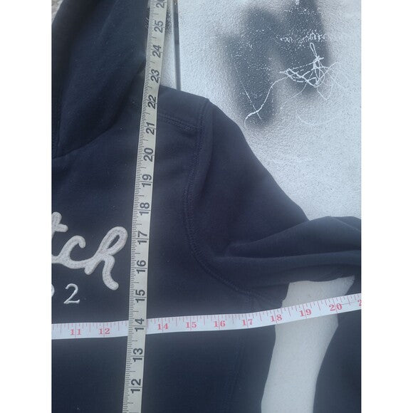 Vtg Abercrombie and Fitch Fur zip Hoodie