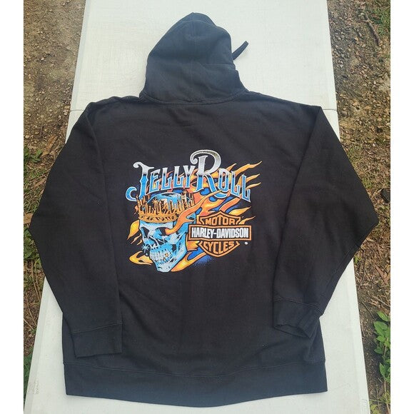 Harley Davidson Jelly Roll Hoodie Beautifully Broken Tour sweatshirt
