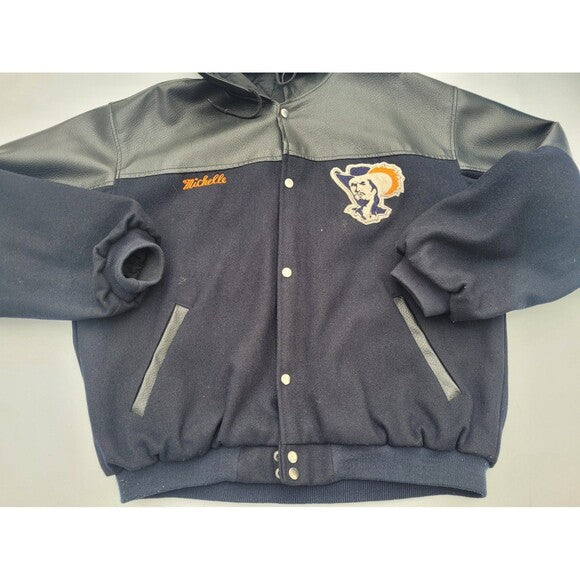 Vintage Virginia Cavaliers Hooded Varsity Jacket