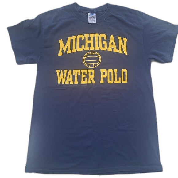 Vintage Michigan Wolverines Water Polo University T-Shirt Y2k Perrin