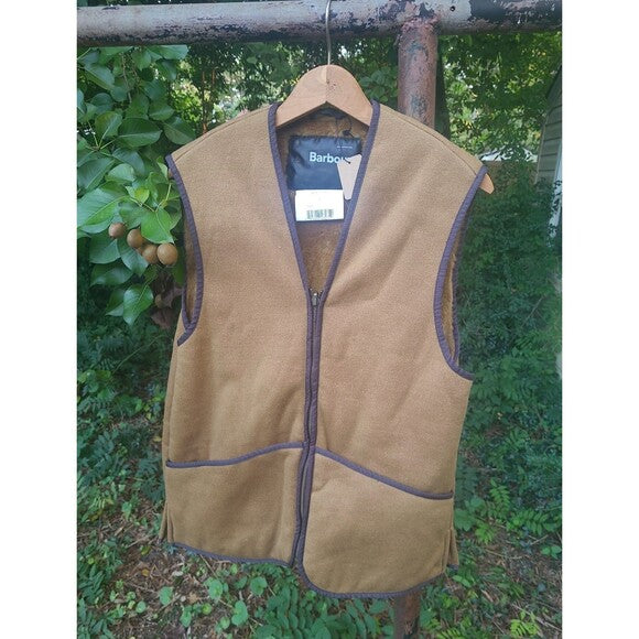 Vintage Barbour Reversible Vest Warm Pile Lining