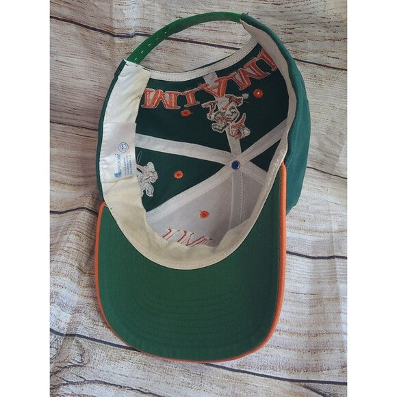 Vtg Miami Hurricanes 90s snapback hat