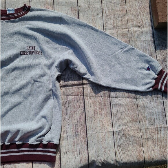 vintage Champion Reverse Weave St. Christopher crewneck sweatshirt