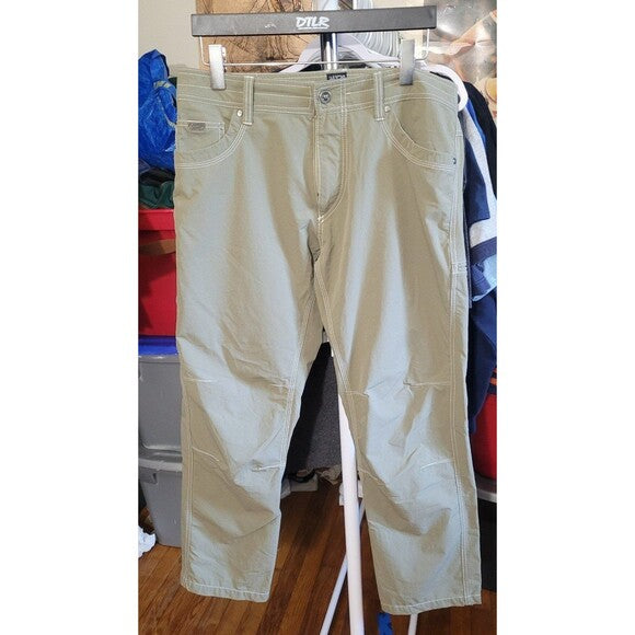 Kuhl Pants Nylon Olive Green 34 x 30