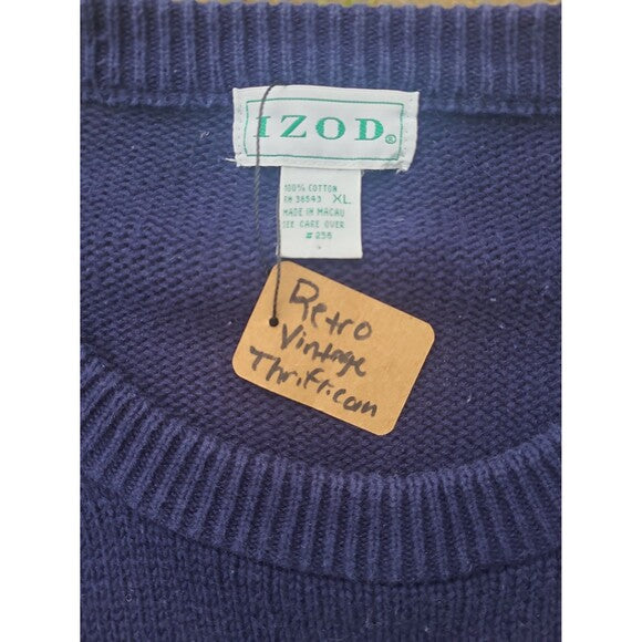 Vintage Izod Lacoste Crew Classics Knit Sweater