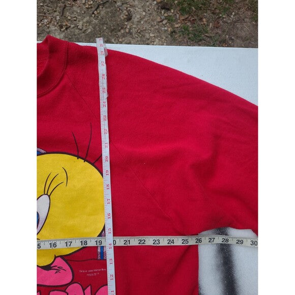 Vintage Tweety Bird Looney Tunes Crewneck Sweatshirt Freeze 1996