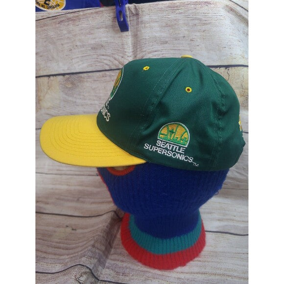 Vintage Seattle Supersonics AJD snapback hat