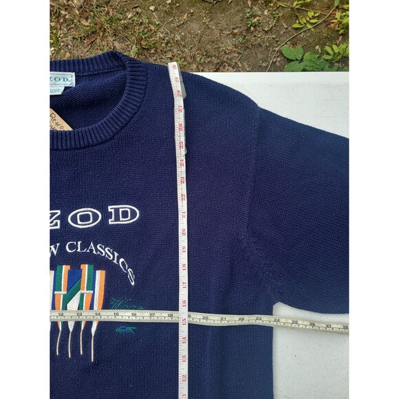 Vintage Izod Lacoste Crew Classics Knit Sweater