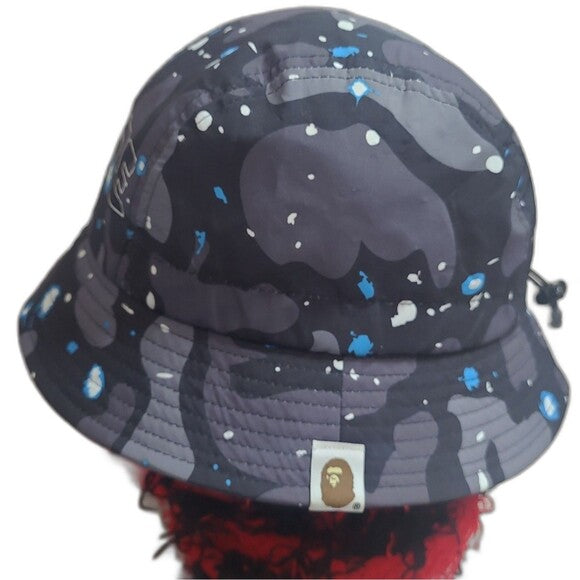 Vtg Bape Space Camo Bucket Hat