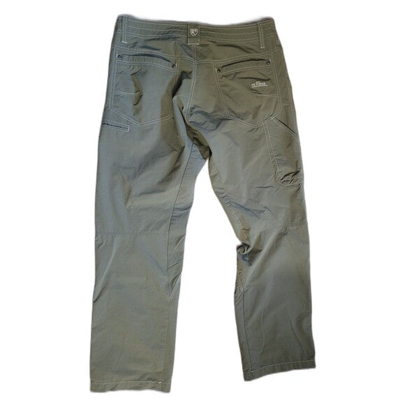Kuhl Pants Nylon Olive Green 34 x 30