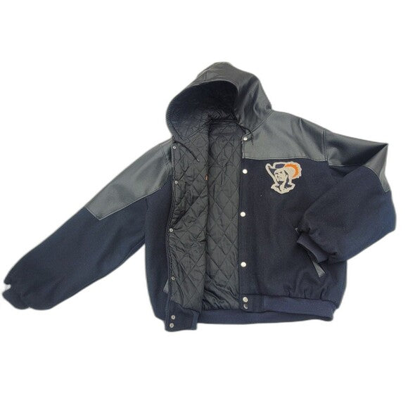 Vintage Virginia Cavaliers Hooded Varsity Jacket