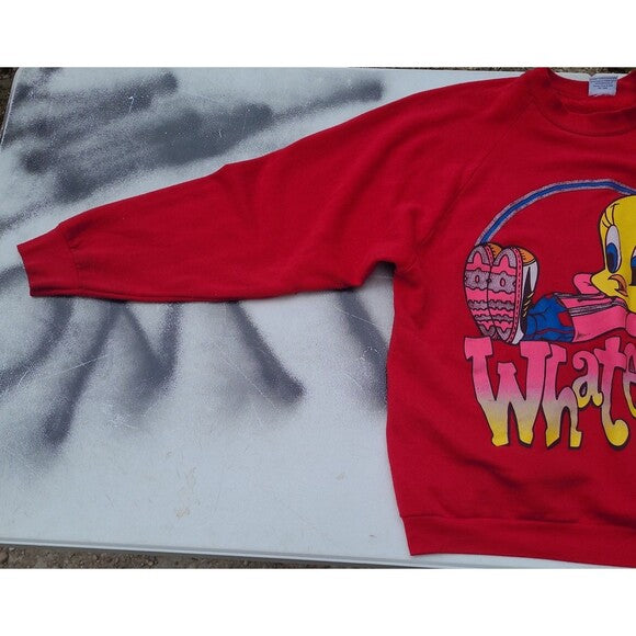 Vintage Tweety Bird Looney Tunes Crewneck Sweatshirt Freeze 1996