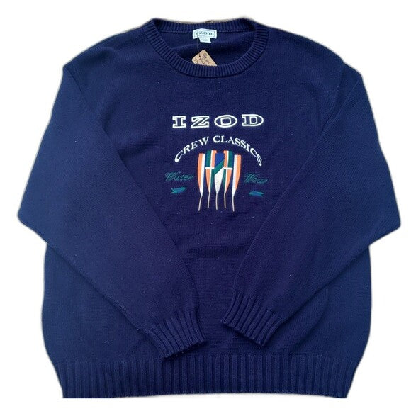 Vintage Izod Lacoste Crew Classics Knit Sweater