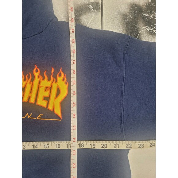 Vtg Thrasher Magazine Flame Hoodie