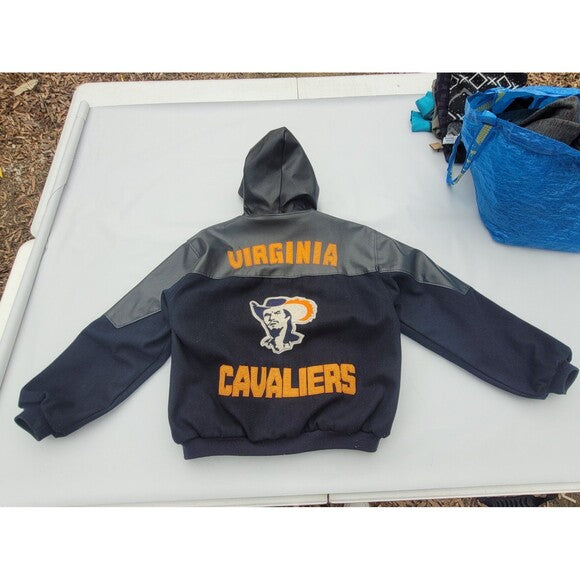 Vintage Virginia Cavaliers Hooded Varsity Jacket