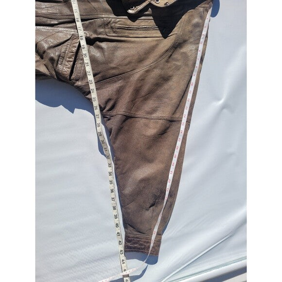 Vintage Nordstrom Brown Leather Bomber Jacket