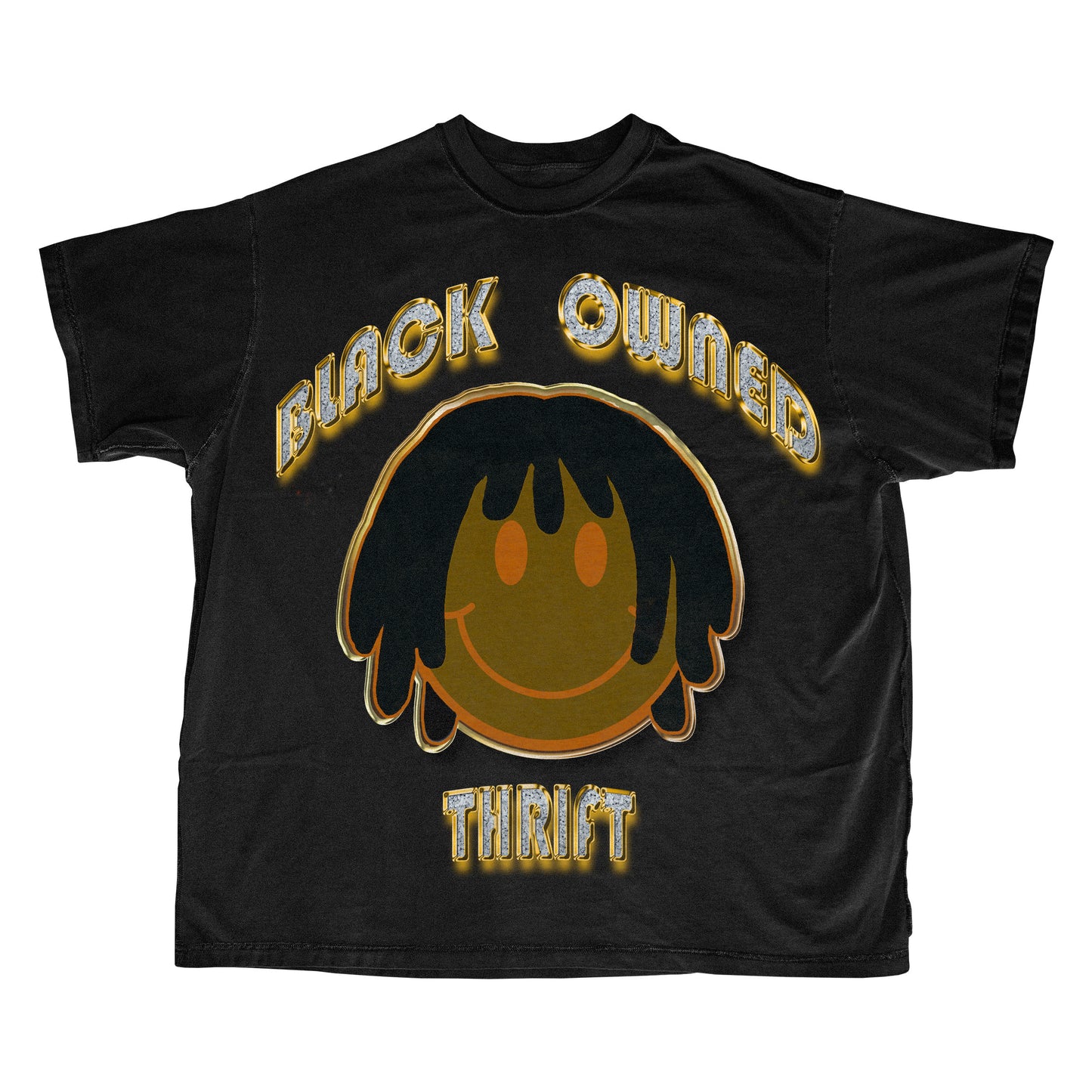 Cultured Smiley Bling Bling Logo Tee