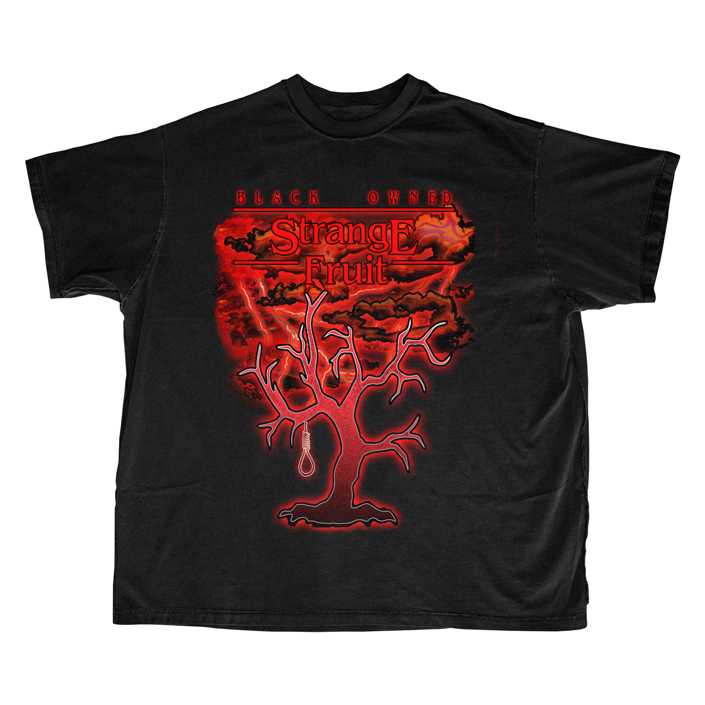 Stranger Fruit Black Owned Thrift Tee