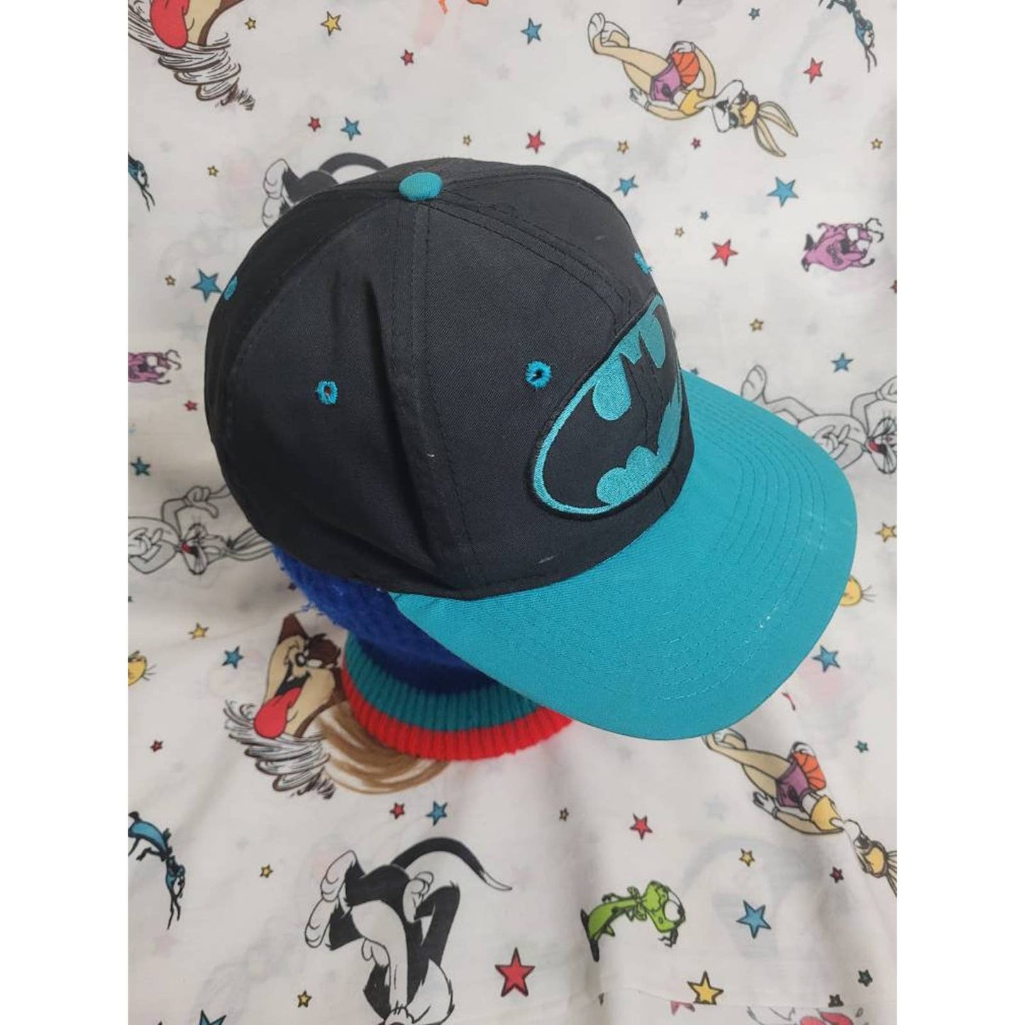 Vtg Batman snapback hat cap DC Comics 1991