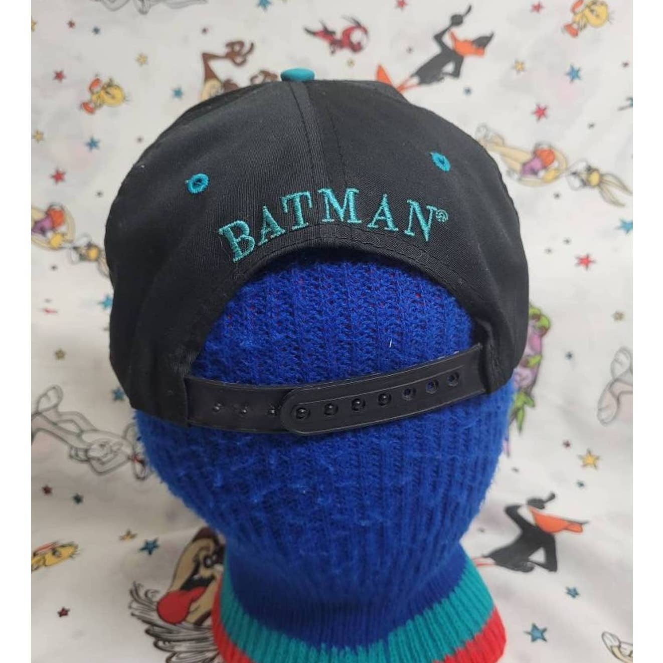 Vtg Batman snapback hat cap DC Comics 1991