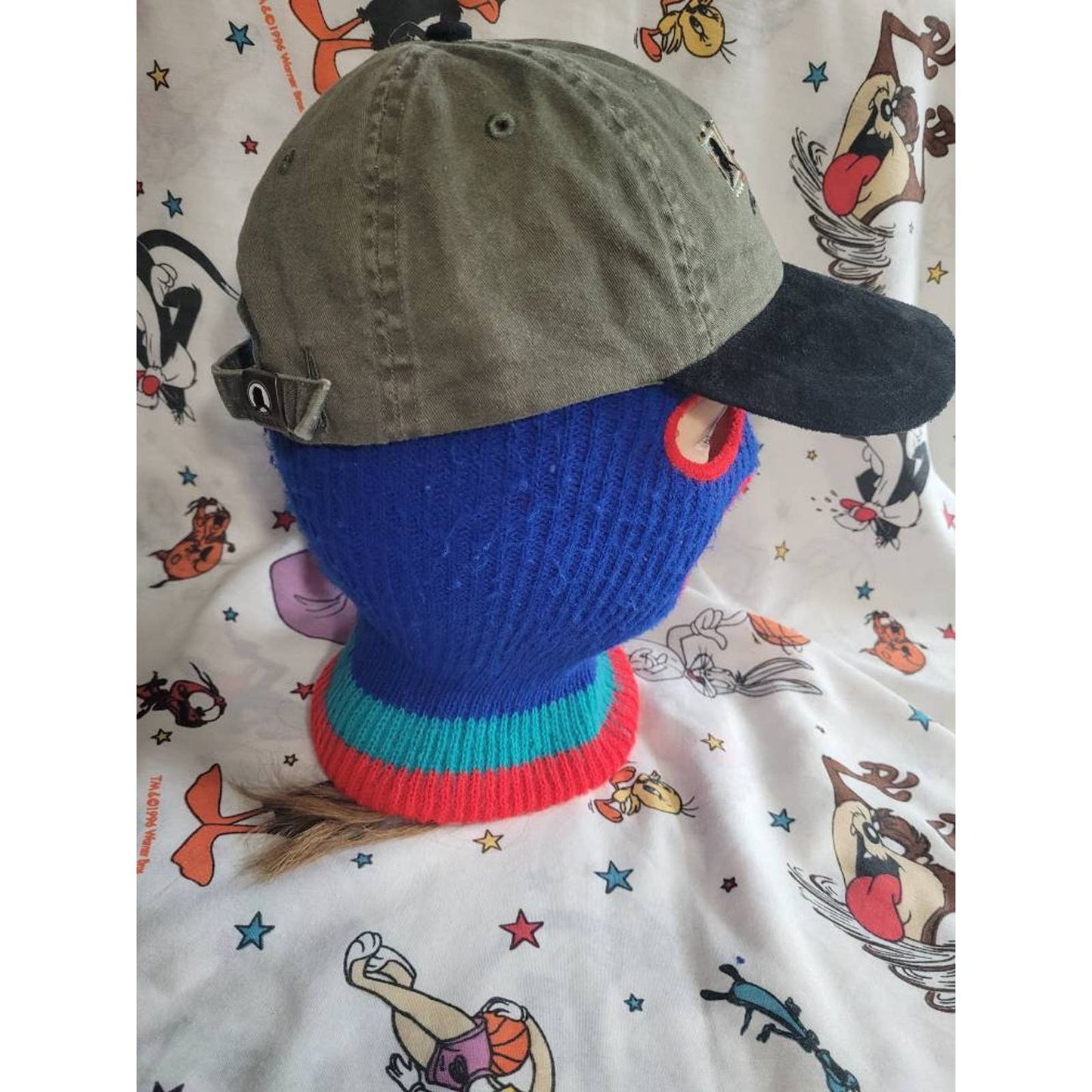 Vtg Alaska Suede brim dad hat
