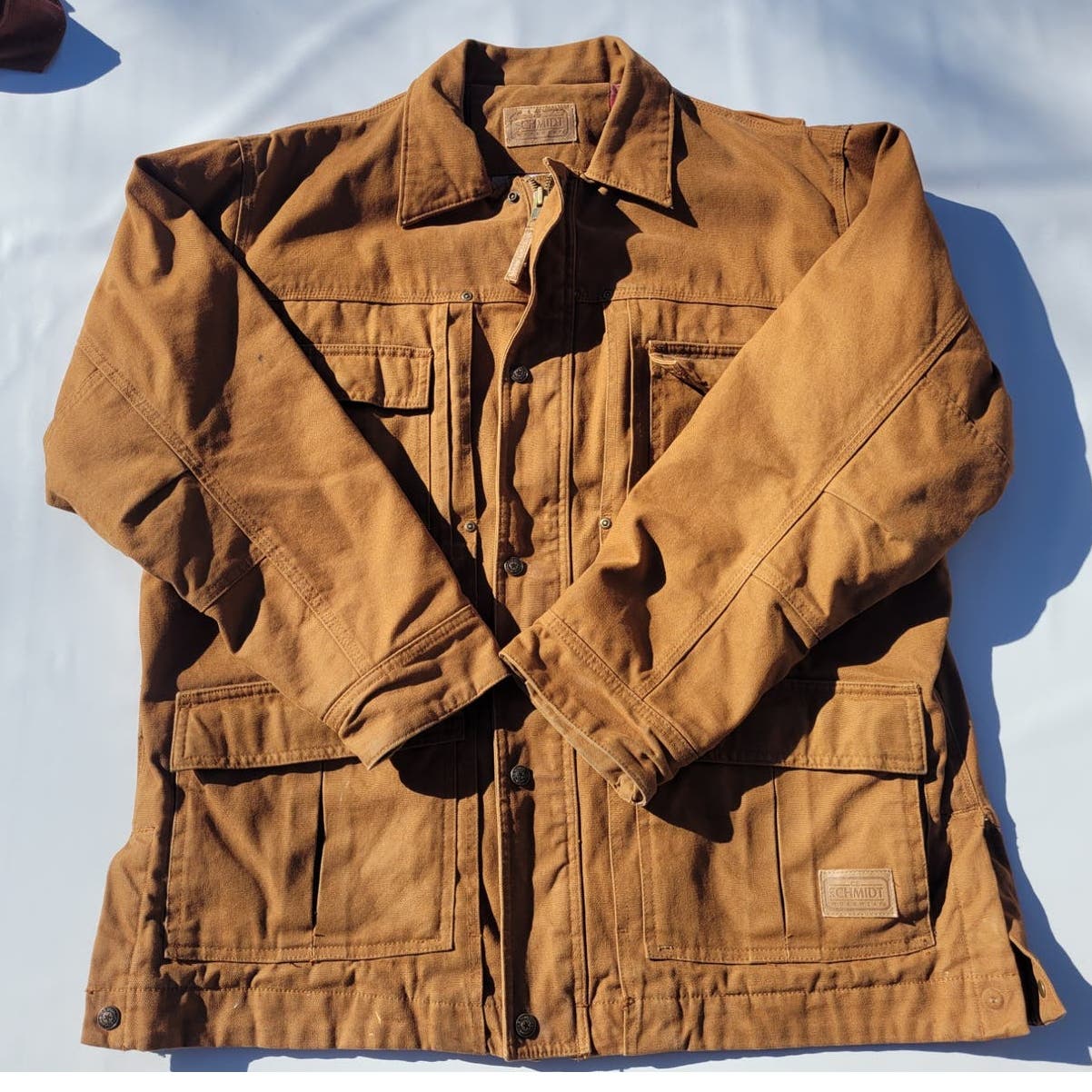 Schmidt Workwear Barn Coat Jacket Flannel Lined