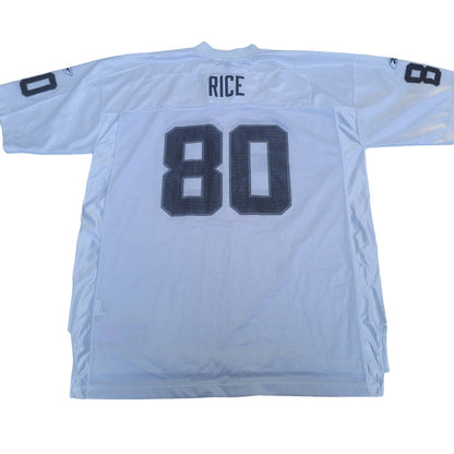 Vtg Oakland Raiders Jerry Rice #80 Jersey White