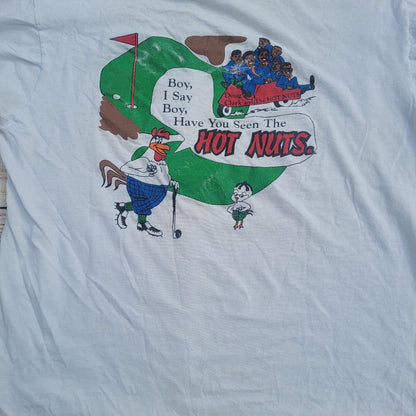 Vintage Doug Clark and the Hot Nuts band tee signed