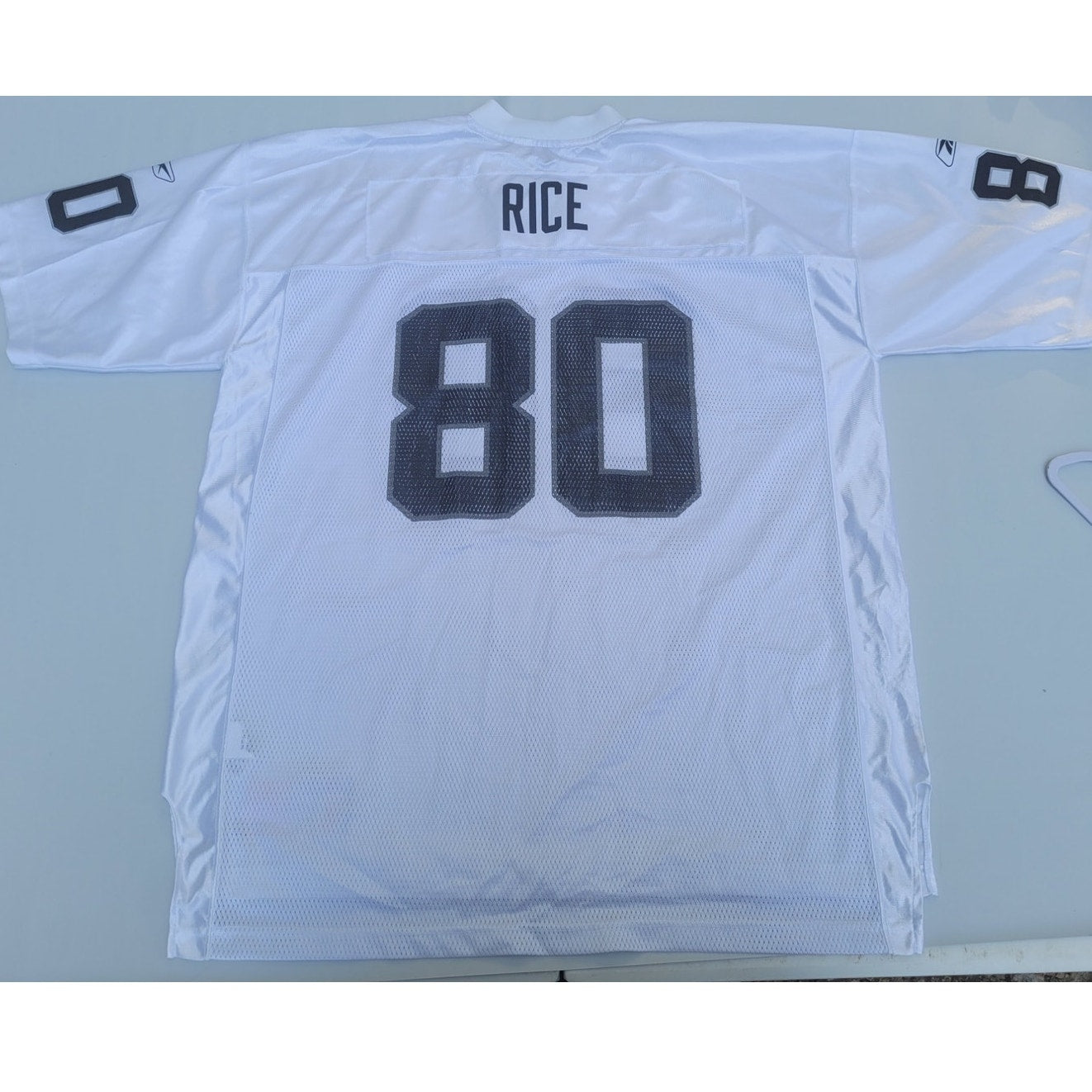 Vtg Oakland Raiders Jerry Rice #80 Jersey White