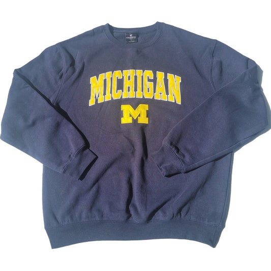 Vintage Michigan Wolverines University Crewneck Sweatshirt